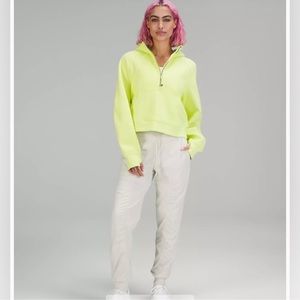 Lululemon Athletica White Track Pants Modern Fit - Cream